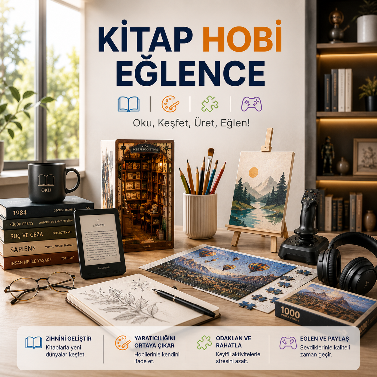 Kitap, Hobi & Eğlence
