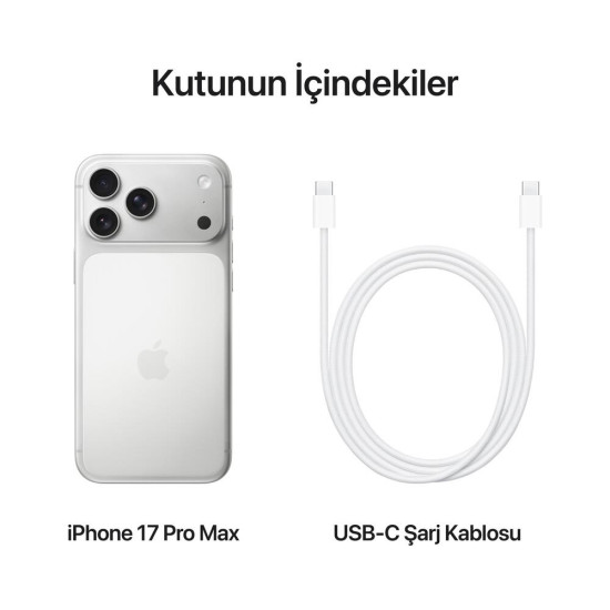 iPhone 17 Pro Max 512 GB Akıllı Telefon Gümüş