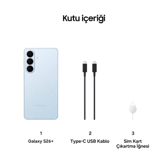 Samsung Galaxy S26 Plus 5G 12/256 Gb Akıllı Telefon Gök Mavisi