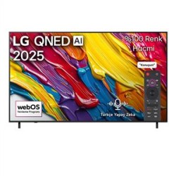 LG 75QNED82A6B 75 inç 190 cm 4K Smart TV AI Sihirli Kumanda HDR10 webOS25,Uydulu