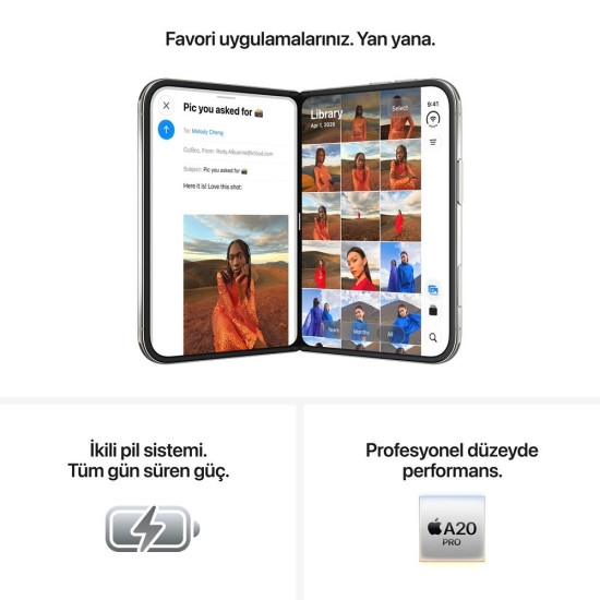 iPhone Duo 256GB Gece Rengi