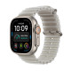Apple Watch Ultra 4 GPS + Cellular 49mm Natural Titanium Case Translucent Gray Ocean Band