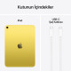 iPad A16 256GB Wi-Fi+Cellular 11''Liquid Retina Ekran iPadOS Tablet Sarı