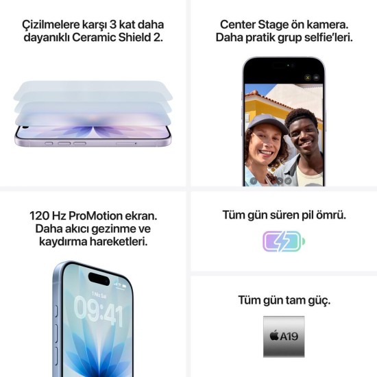 iPhone 17 256 GB Akıllı Telefon Beyaz