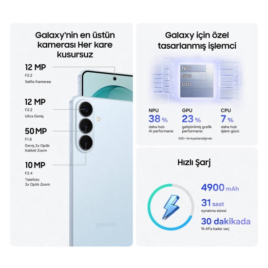 Samsung Galaxy S26 Plus 5G 12/256 Gb Akıllı Telefon Siyah