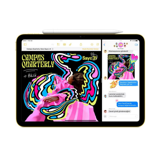 iPad A16 256GB Wi-Fi 11''Liquid Retina Ekran iPadOS Tablet Mavi