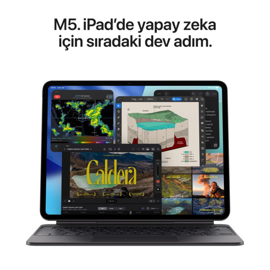 iPad Pro M5 2TB WIFI+Cellular 13''Ultra Retina XDR Nano Ekran iPadOS Tablet Siyah