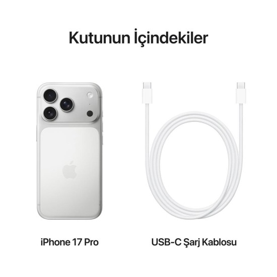 iPhone 17 Pro 256 GB Akıllı Telefon Gümüş